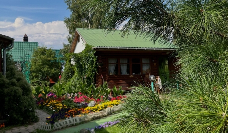 Дом с камином и русской баней в Большекулачье