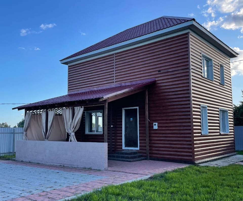 Коттедж с баней на дровах на Московке